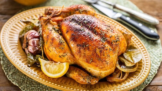 Frango Assado com Limão