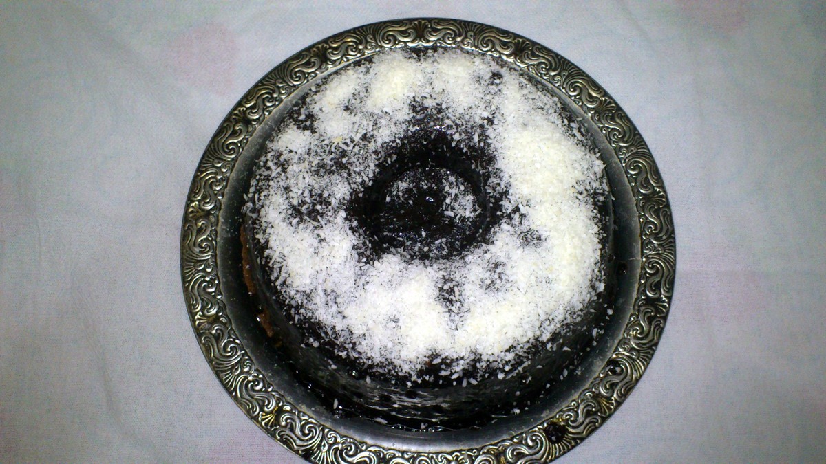 bolo de chocolate com coco de microondas Bolos Receitas