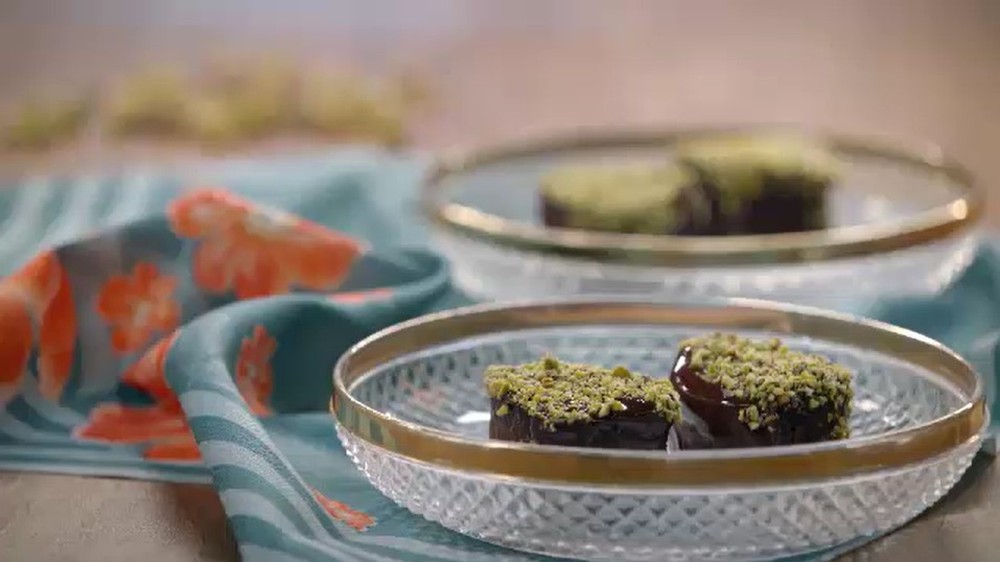 Delícia de tâmara e chocolate