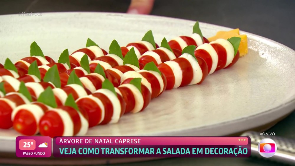 Árvore de Natal caprese
