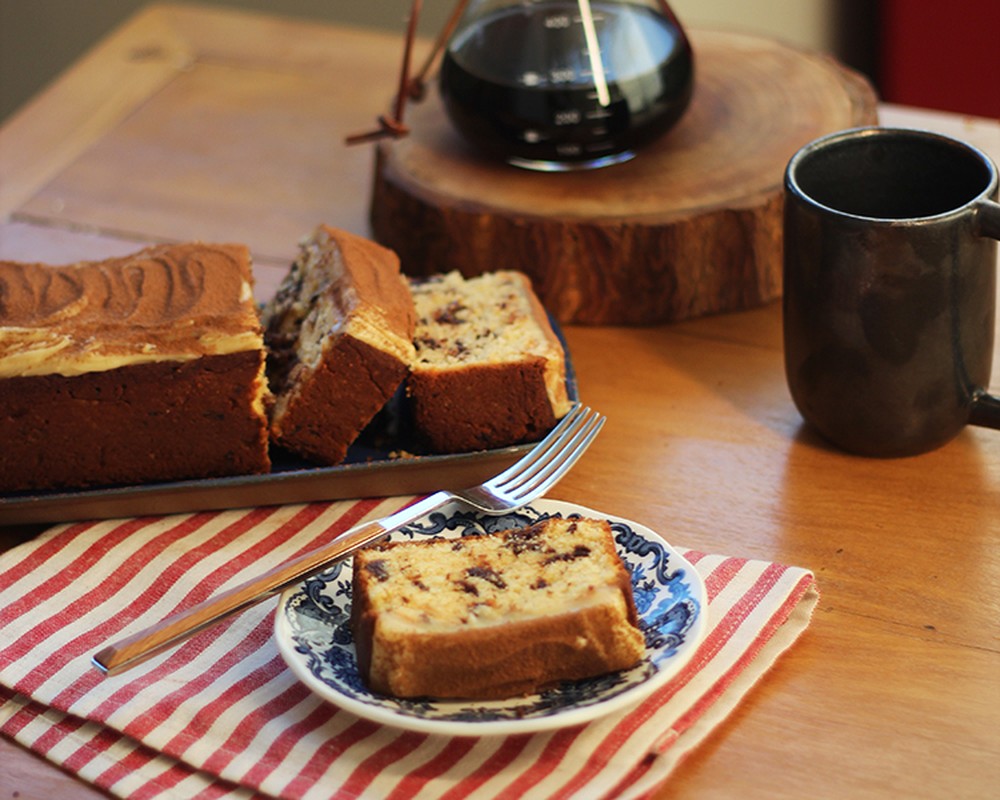 Bolo de pasta de amendoim e chocolate do Gui Poulain