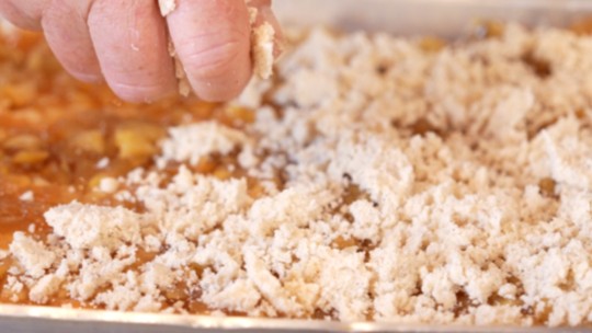 Cuca de maçã tradicional