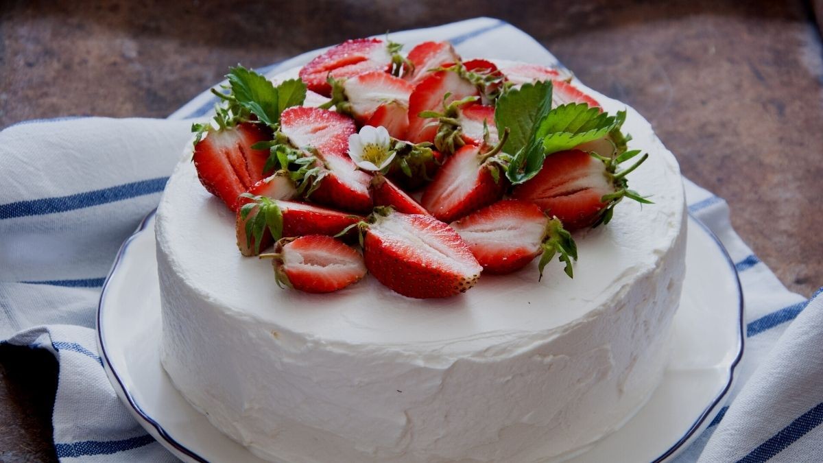 Bolo de morango e framboesa sem glúten | Receitas