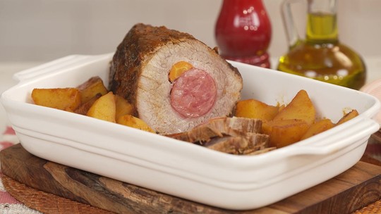 Lagarto na panela de pressão