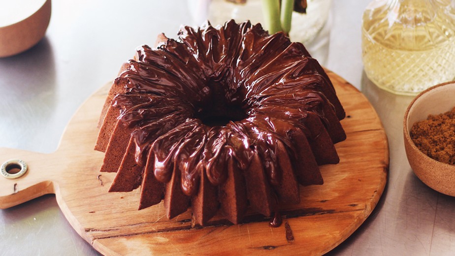 Bolo de chocolate vegano do Gui Poulain