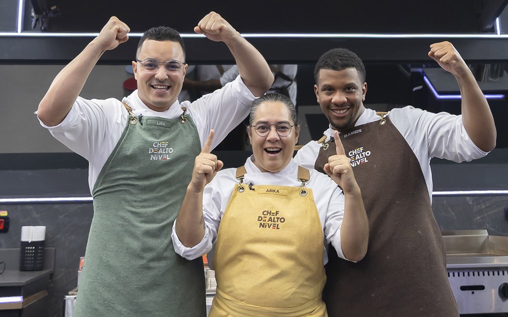 Lira, Arika e Mamede estão na Final do Chef de Alto Nível