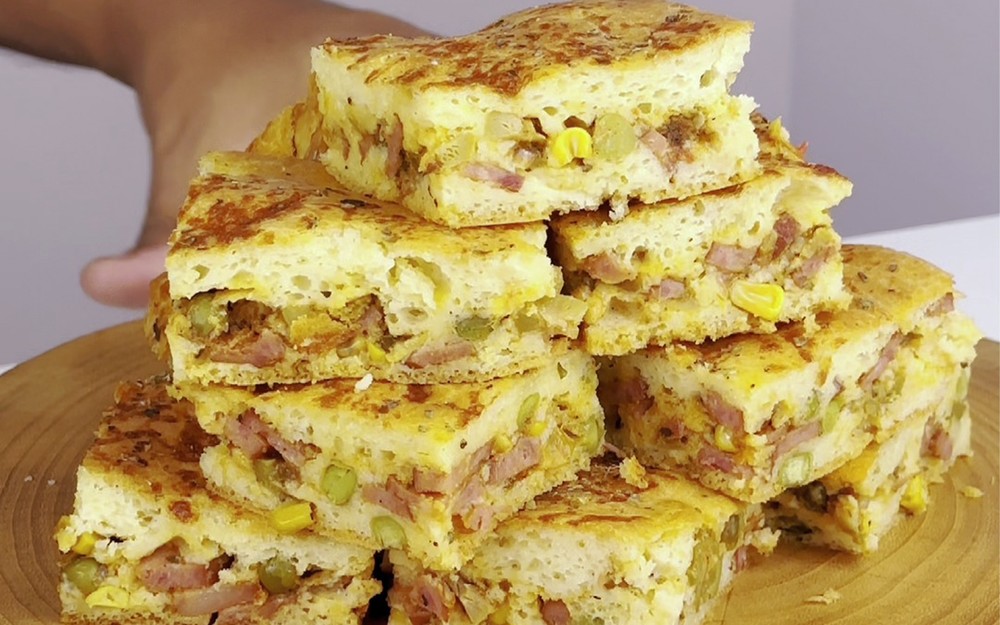 Torta de calabresa de liquidificador do Gean Andrade