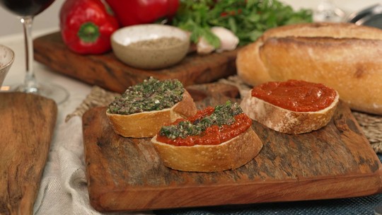 Bruschetta de sardela e alichela