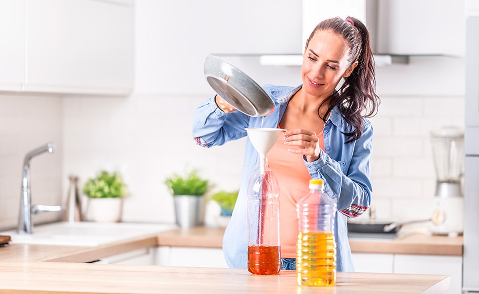 Descarte de óleo de cozinha: aprenda como fazer corretamente — Foto: Shutterstock